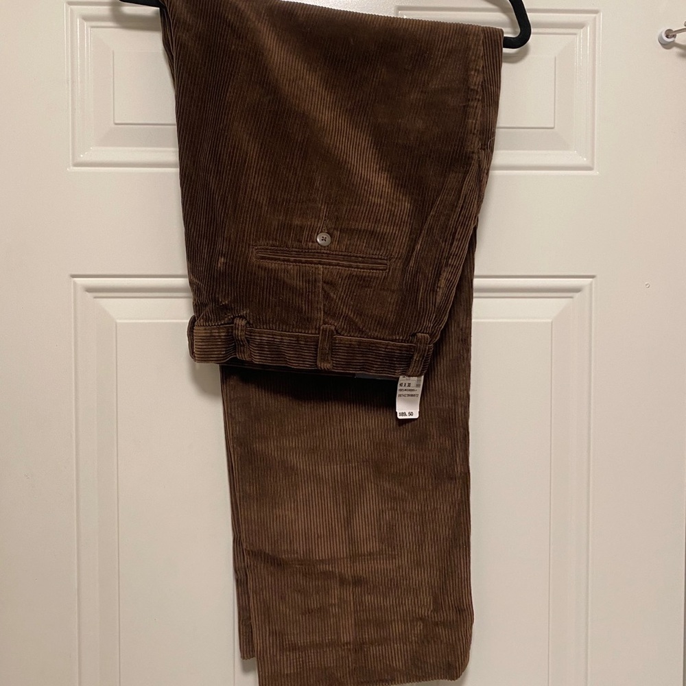 Jos A Bank 40x30 Brown Corduroy Slacks